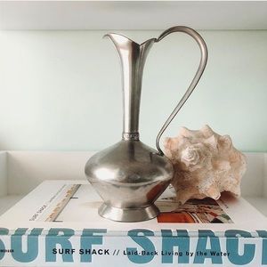Vintage Norwegian Pewter Vase/Pitcher